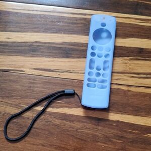 Blue Remote Control Cover with Strap